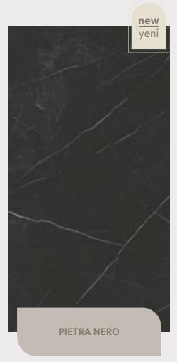 KSF PIETRA NERO 160X320 6MM MAT TEK AF