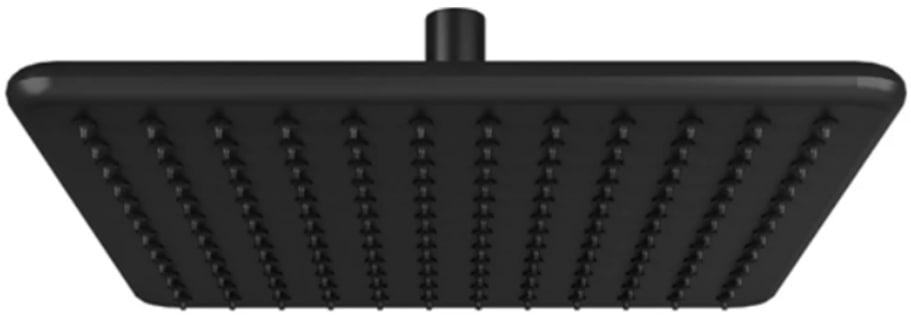 Soft дождик квадратный black 30x30